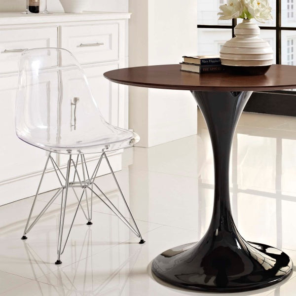 Paris Dining Side Chair Clear by Modway