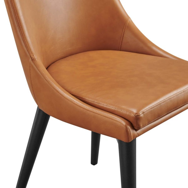 Viscount Vegan Leather Dining Chair By Modway