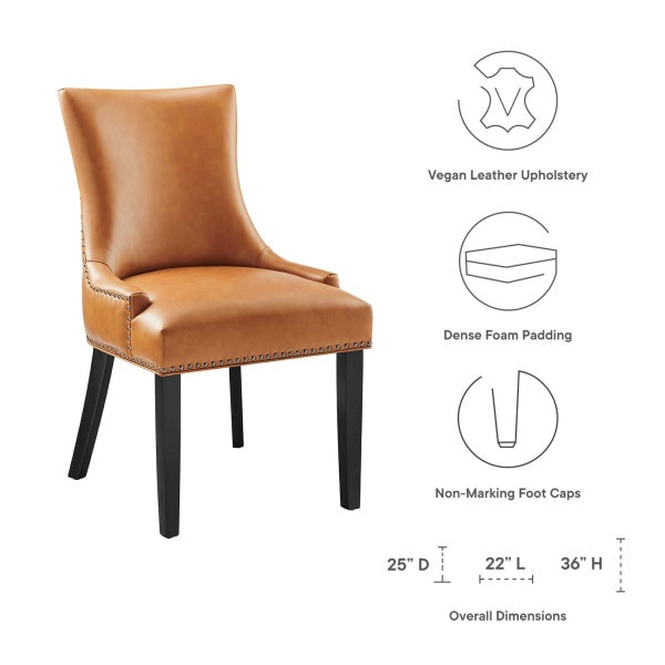 Marquis Vegan Leather Dining Chair By Modway