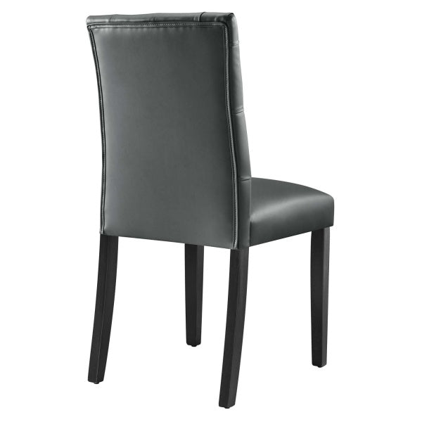 Duchess Button Tufted Vegan Leather Dining Chair By Modway