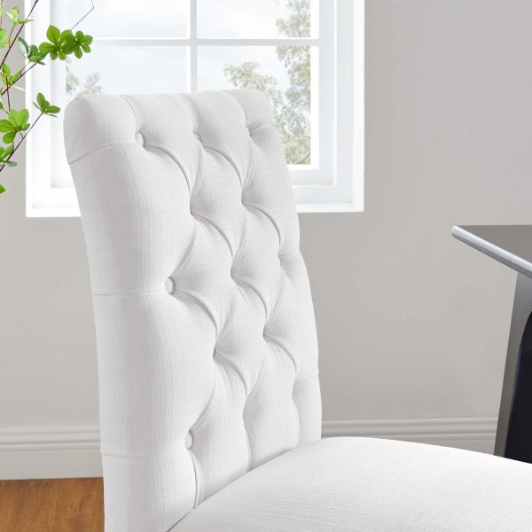 Duchess Button Tufted Fabric Dining Chair By Modway