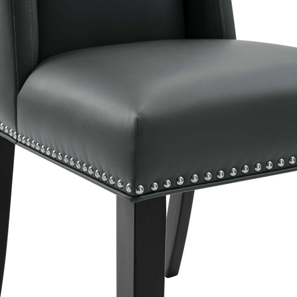 Baron Vegan Leather Dining Chair By Modway