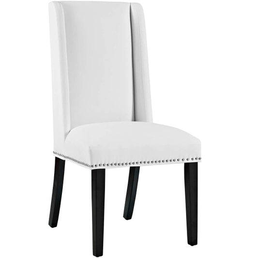 Baron Vegan Leather Dining Chair By Modway