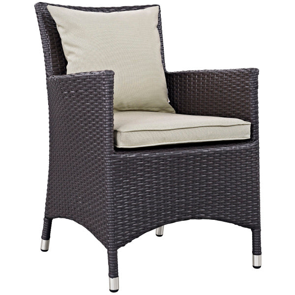 Convene 11 Piece Outdoor Patio Dining Set in Espresso By Modway