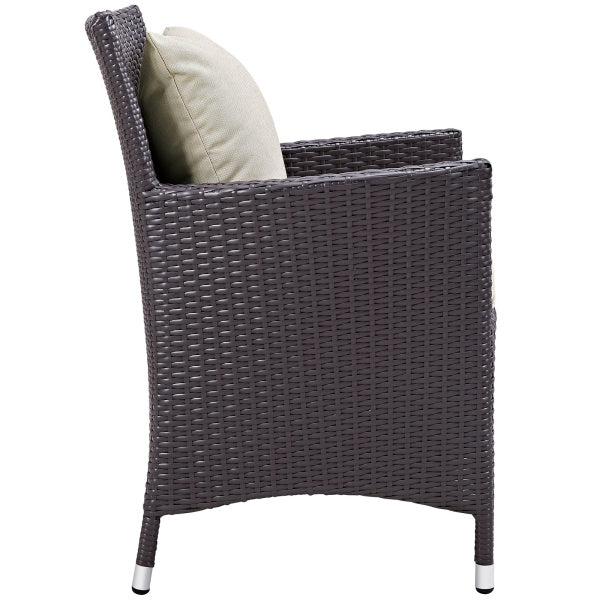 Convene 11 Piece Outdoor Patio Dining Set in Espresso By Modway