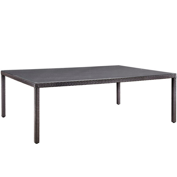 Convene 11 Piece Outdoor Patio Dining Set in Espresso By Modway