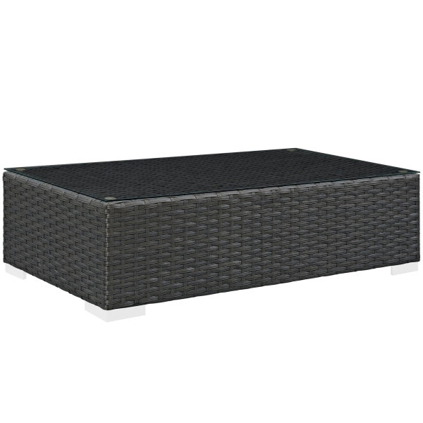 Sojourn 3 Piece Outdoor Patio Sunbrella Sectional Set by Modway