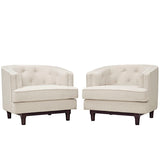 Coast Armchairs Set of 2  | Polyester by Modway