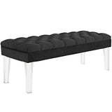 Valet Velvet Bench | Polyester by Modway