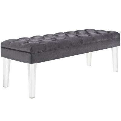 Valet Velvet Bench | Polyester by Modway