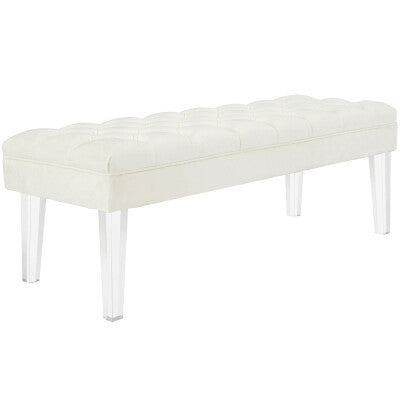 Valet Velvet Bench | Polyester by Modway