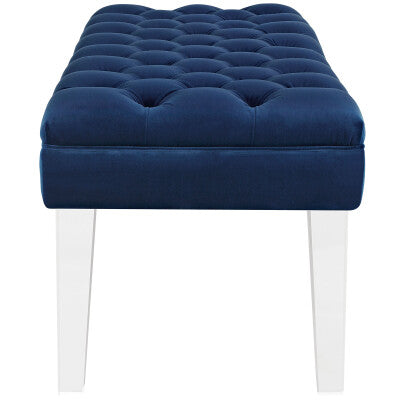 Valet Velvet Bench | Polyester by Modway