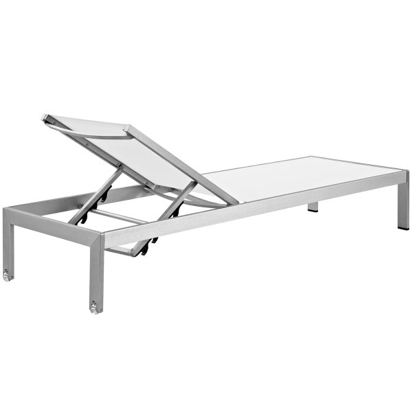 Shore Chaise Outdoor Patio Aluminum Set of 2 by Modway