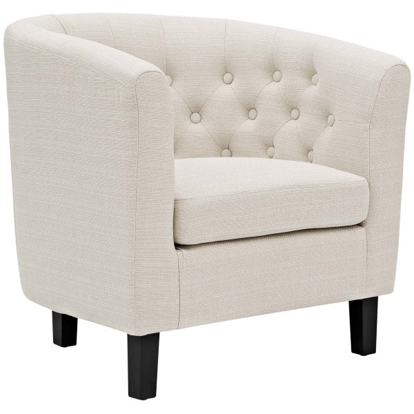 Prospect Upholstered Fabric Armchair | Polyester by Modway