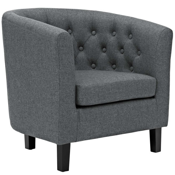 Prospect Upholstered Fabric Armchair | Polyester by Modway