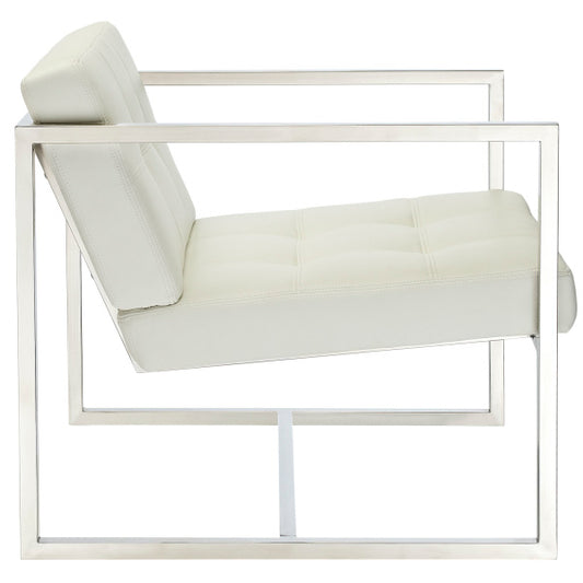 Hover Upholstered Vinyl Lounge Chair by Modway