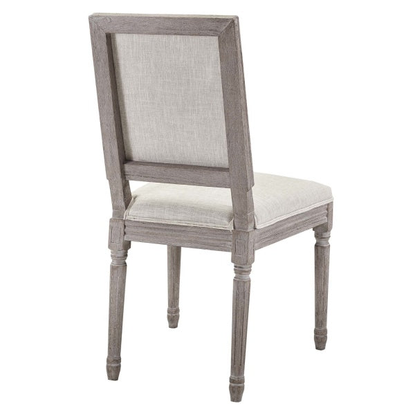 Court Vintage French Upholstered Fabric Dining Side Chair by Modway