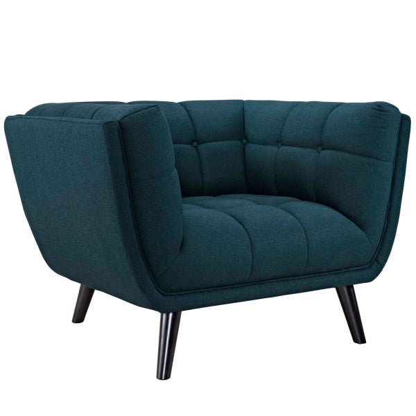 Bestow Upholstered Fabric Armchair | Polyester by Modway