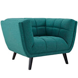 Bestow Upholstered Fabric Armchair | Polyester by Modway