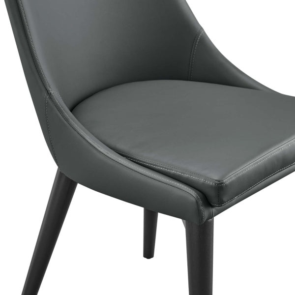 Viscount Dining Side Chair Vinyl Set of 2 By Modway