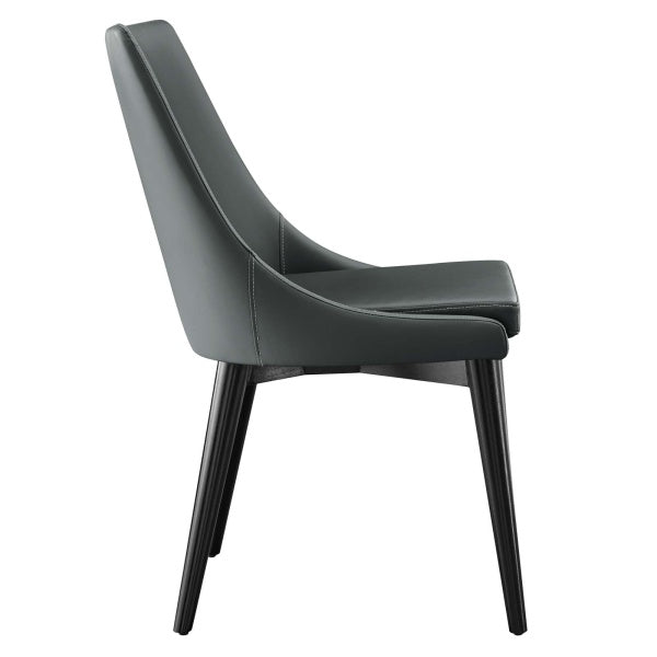 Viscount Dining Side Chair Vinyl Set of 2 By Modway