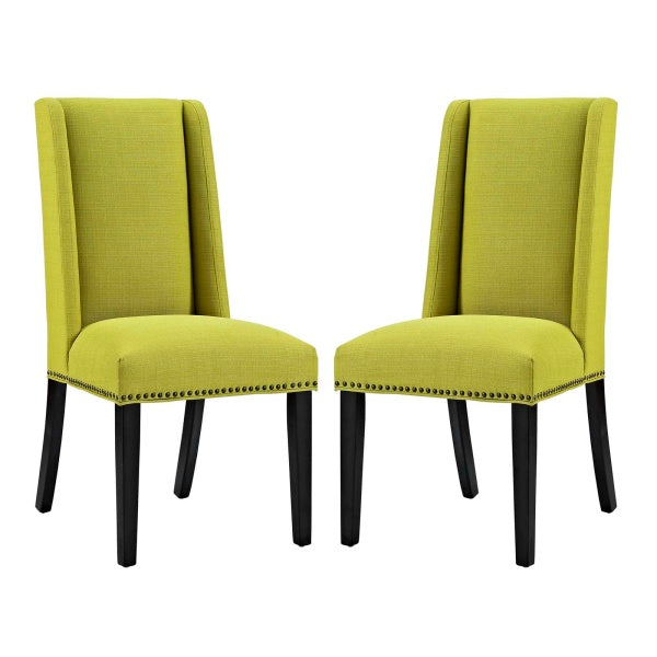 Baron Dining Chair Fabric Set of 2 By Modway