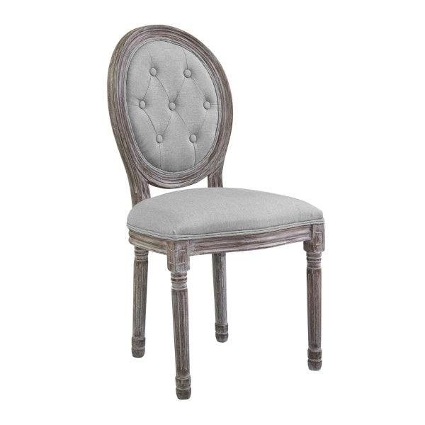 Arise Vintage French Upholstered Fabric Dining Side Chair by Modway