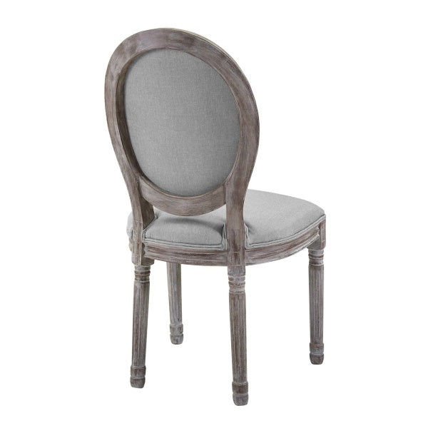 Arise Vintage French Upholstered Fabric Dining Side Chair by Modway