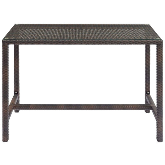Conduit Outdoor Patio Wicker Rattan Large Bar Table By Modway