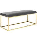Anticipate Fabric Bench | Polyester by Modway
