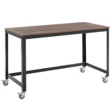 Vivify Computer Office Desk Gray Walnut by Modway