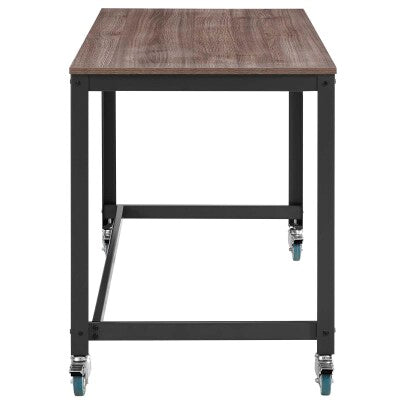 Vivify Computer Office Desk Gray Walnut by Modway