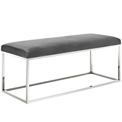 Anticipate Velvet Bench by Modway