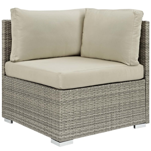 Repose Sunbrella Fabric Outdoor Patio Corner by Modway
