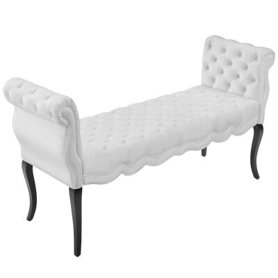 Adelia Chesterfield Style Button Tufted Performance Velvet Bench | Polyester by Modway