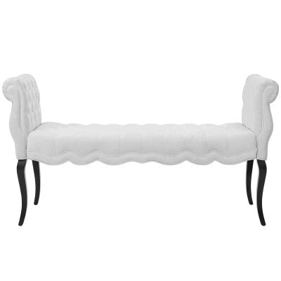 Adelia Chesterfield Style Button Tufted Performance Velvet Bench | Polyester by Modway