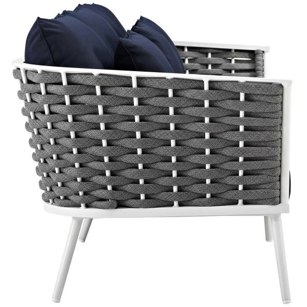 Stance Outdoor Patio Aluminum Sofa | Polyester by Modway
