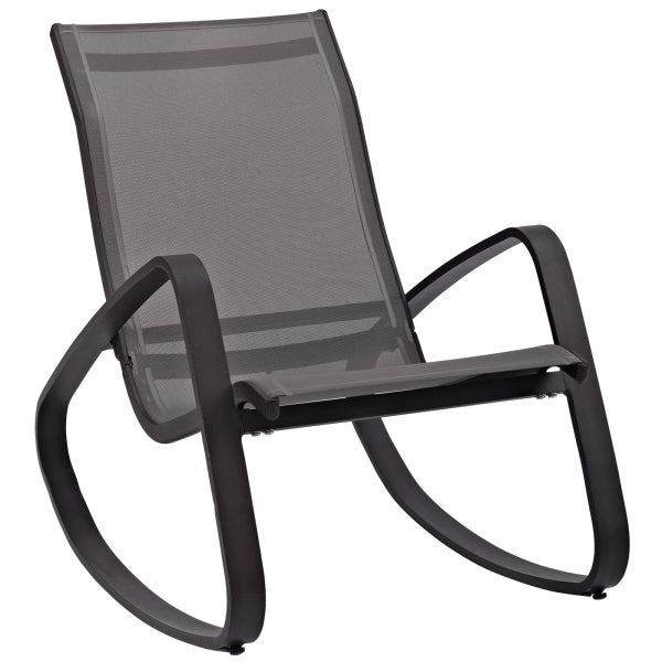Traveler Rocking Outdoor Patio Mesh Sling Lounge Chair by Modway