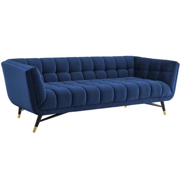 Adept Upholstered Velvet Sofa | Polyester by Modway
