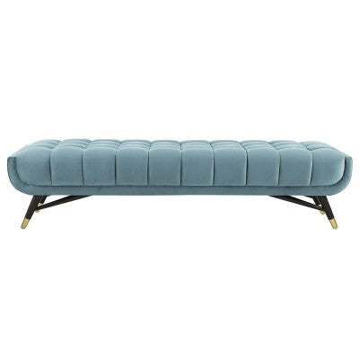 Adept Upholstered Velvet Bench | Polyester by Modway