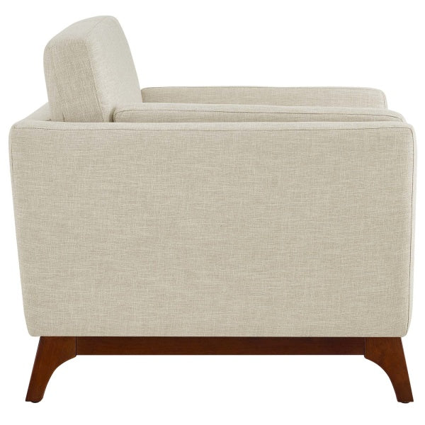 Chance Upholstered Fabric Armchair | Polyester by Modway