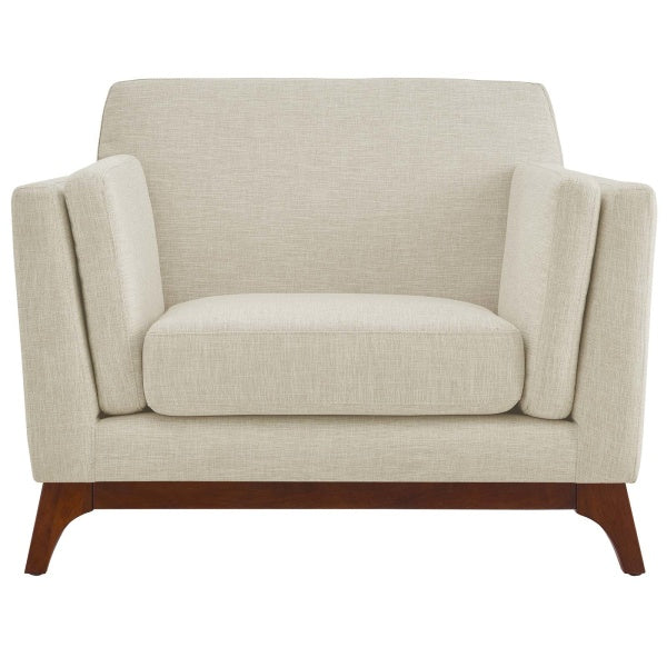 Chance Upholstered Fabric Armchair | Polyester by Modway