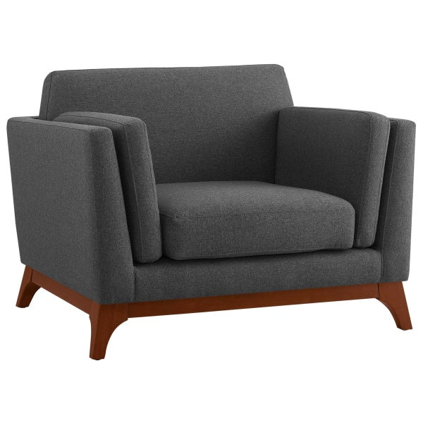Chance Upholstered Fabric Armchair | Polyester by Modway