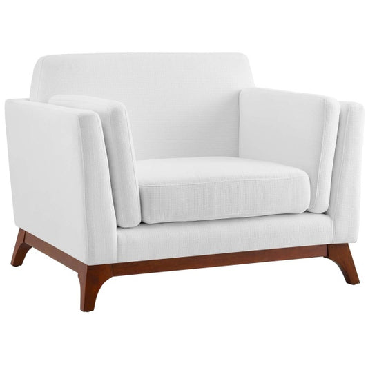 Chance Upholstered Fabric Armchair | Polyester by Modway