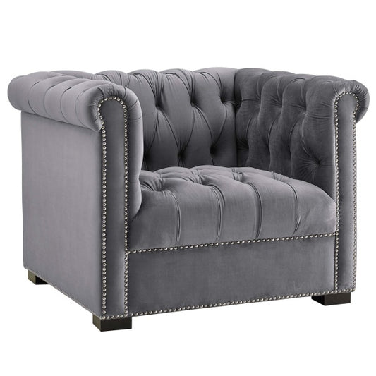 Heritage Upholstered Velvet Armchair by Modway