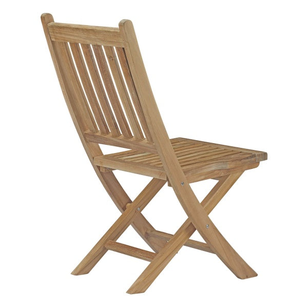 Marina 9 Piece Outdoor Patio Teak Outdoor Dining Set Natural By Modway