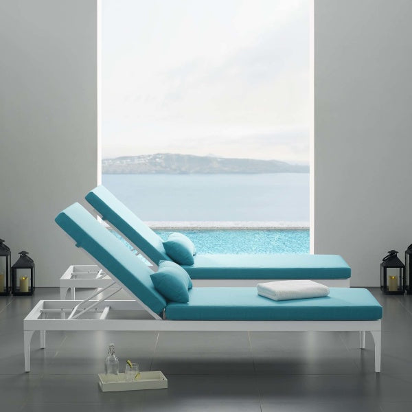 Perspective Cushion Outdoor Patio Chaise Lounge Chair by Modway