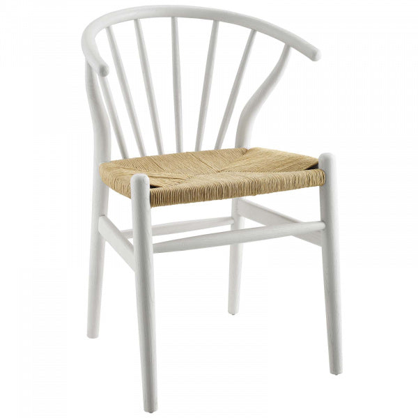 Flourish Spindle Wood Dining Side Chair Black by Modway