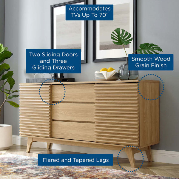 Render 63" Sideboard Buffet Table or TV Stand by Modway
