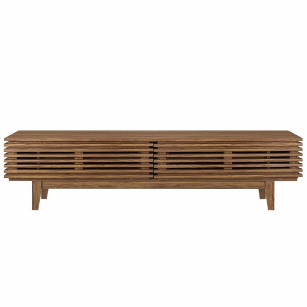 Render 71" TV Stand Walnut in Brown by Modway